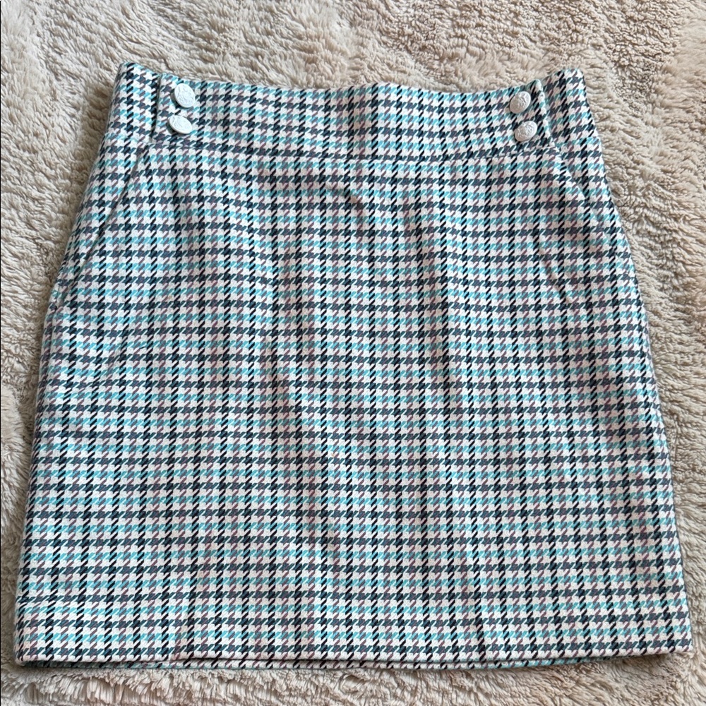 Veronica Beard - Houndstooth Patterned Women's Skirt